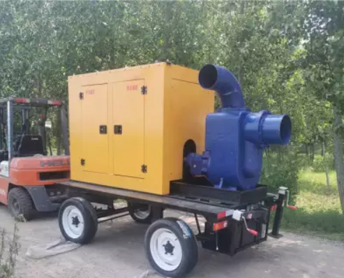 防汛抗旱移動式泵車 高揚(yáng)程拖車款噴灌泵 農(nóng)田灌溉河道排水大流量抽水機(jī)