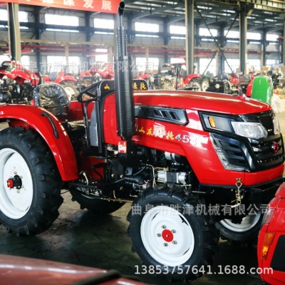 中國洛陽四驅拖拉機 國三四驅拖拉機現貨 旋耕犁地50四輪拖拉機