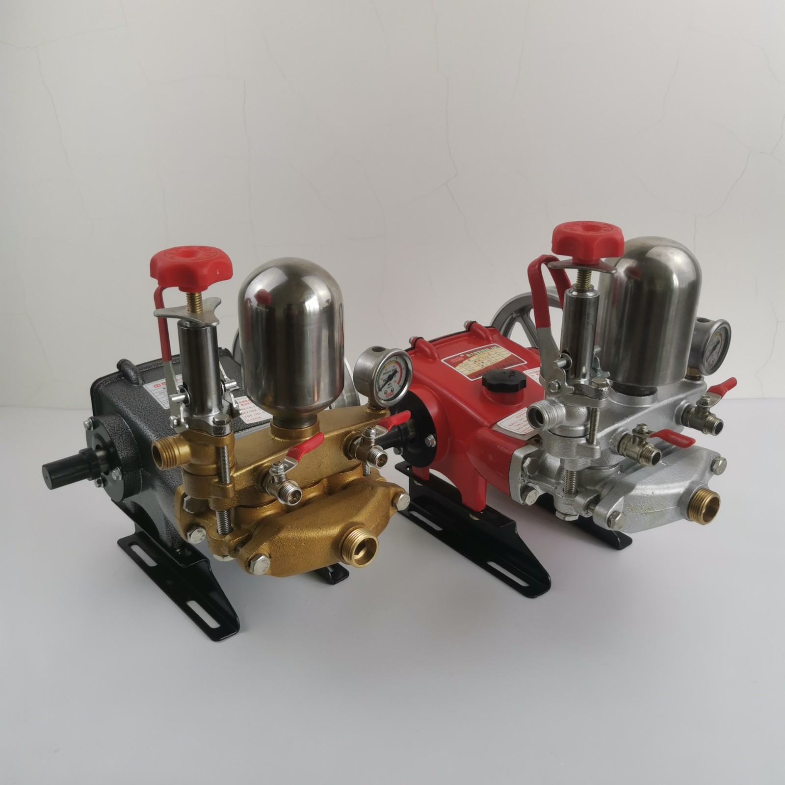 農(nóng)用三缸柱塞泵泵頭26/30型動力噴霧器新款陶瓷免黃油打藥泵