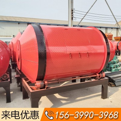 廠家熱銷 臥式干濕牧草飼料混合機牛羊養殖拌料機滾筒式攪拌機