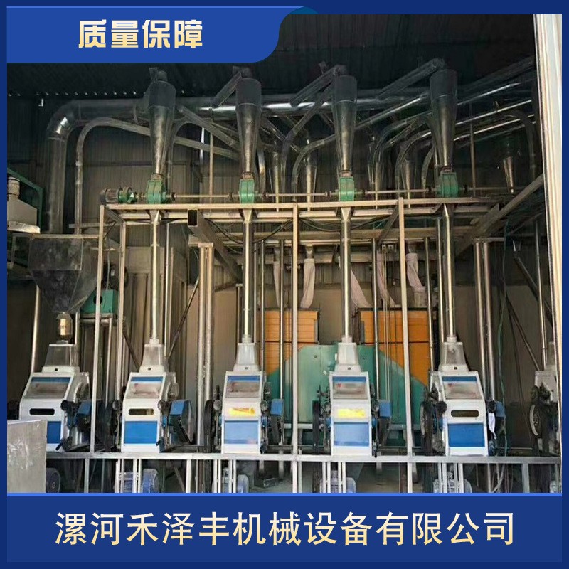 日加工30噸小麥7機組全自動面粉加工設備平篩面粉機組