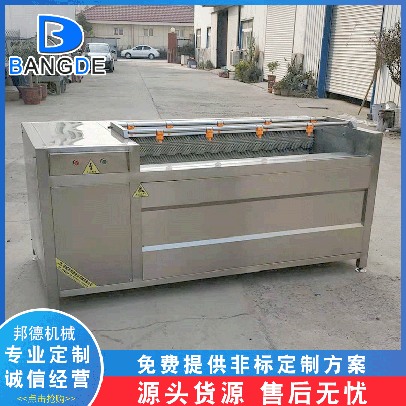廠家土豆蓮藕荸薺去皮清洗機 雪蓮果毛輥清洗機 葛根去皮清洗機