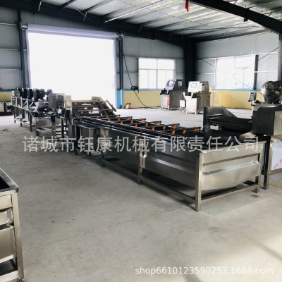 果蔬清洗機(jī) 蔬菜預(yù)制菜臭氧清洗流水線 全套預(yù)制菜清洗加工設(shè)備