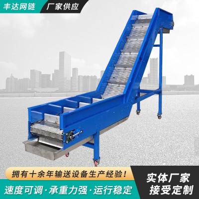 不銹鋼升降機(jī)刮板輸送機(jī) 爬坡提升機(jī)分揀機(jī) 自動送料鏈板提升機(jī)