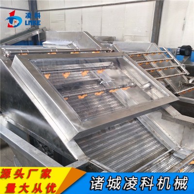 大姜氣鼓噴淋清洗機 上海青氣浴噴淋清洗機 塑料網(wǎng)帶變頻調(diào)速