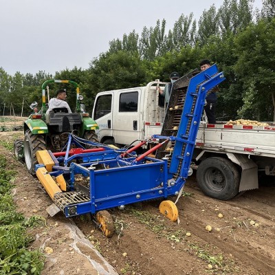 土豆收獲上車機 紅薯地瓜收獲裝車機 上車動刀馬鈴薯聯合收獲機