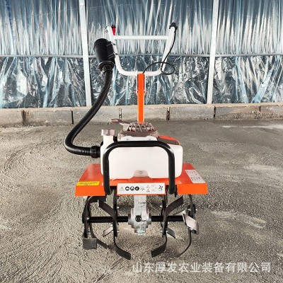 多功能微耕機旋耕機小型四驅(qū)農(nóng)用柴油耕地機家用犁地開溝機定制
