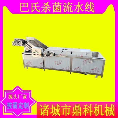 全自動醬菜巴氏殺菌流水線果凍飲料辣椒醬油包水浴巴氏滅菌機