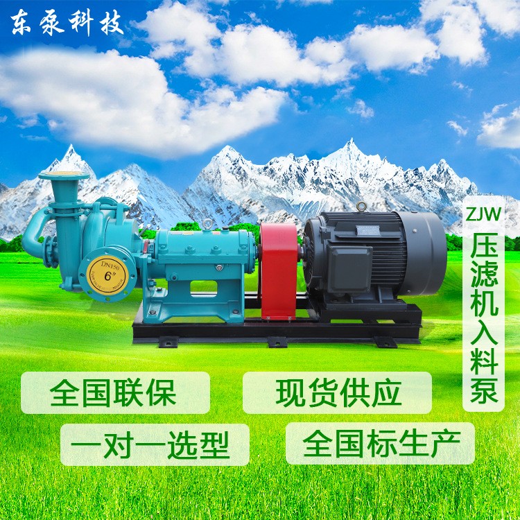 山東東泵 臥式ZJW 現貨供應 壓濾機入料泵雜質泵污泥處理泵