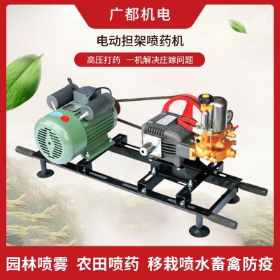 廠家推薦 電動(dòng)式噴霧器 噴藥機(jī) 擔(dān)架式電機(jī)型園林高壓打藥機(jī)