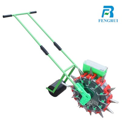 手推滾輪式播種機(jī)玉米花生大豆棉花播種器精準(zhǔn)多功能種子種植器