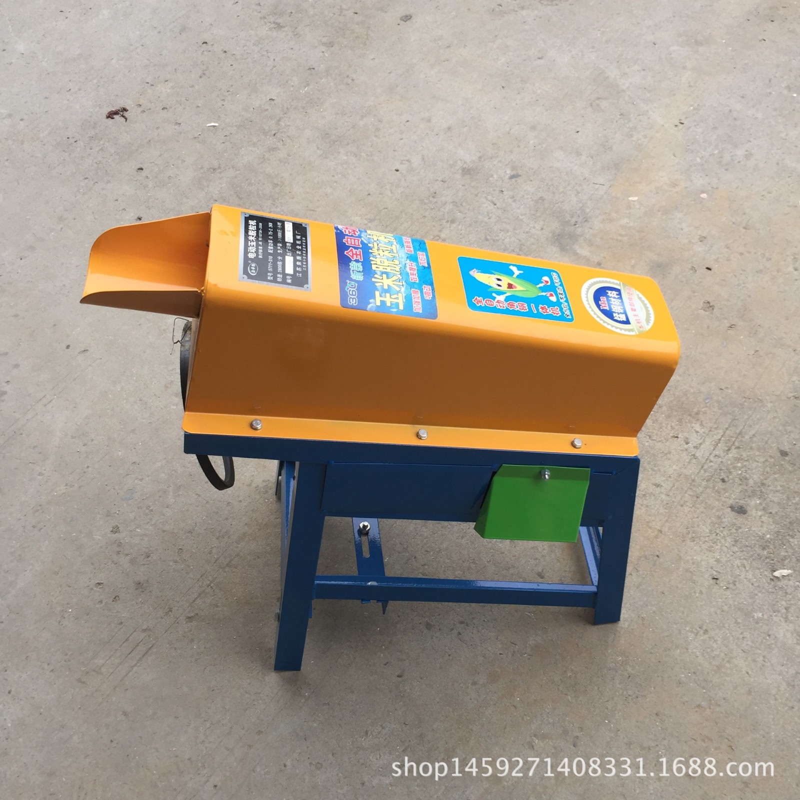 批發家用小型新款加厚全自動玉米脫粒機不爛芯省時省力