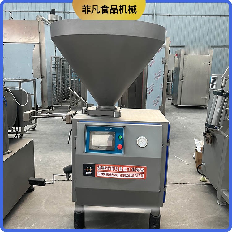 香腸灌腸機(jī) 立式不銹鋼自助烤烤腸絞肉定量扭結(jié)小型真空灌腸機(jī)