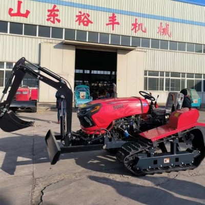 多功能旋耕機 小型農用挖機 果園農用挖機 履帶微耕機