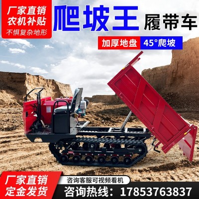 履帶運(yùn)輸車 全地形山地小型液壓自卸爬山虎果園爬坡 履帶運(yùn)輸車