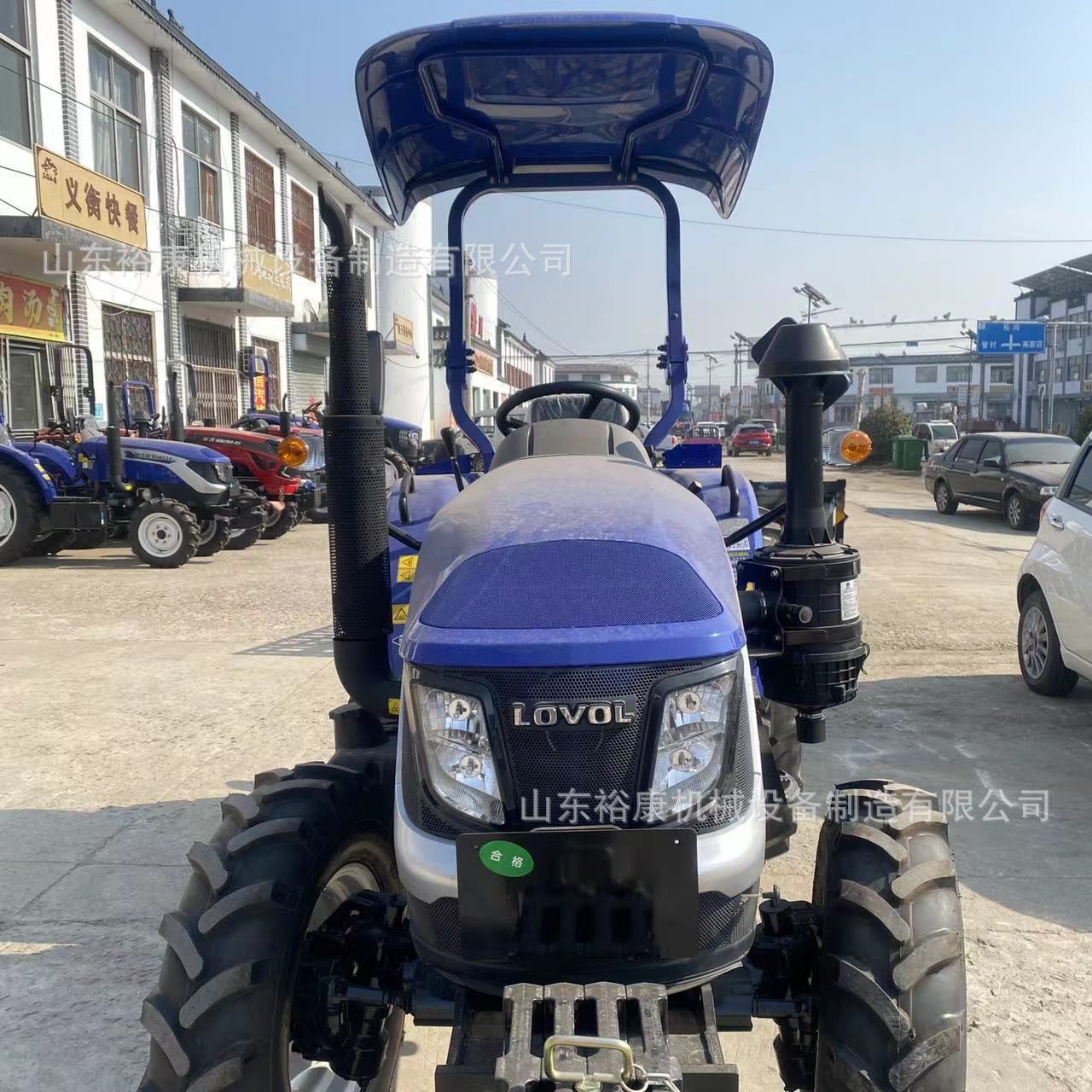 50馬力中型雷沃歐豹拖拉機 強壓多路梭式換檔四驅農用耕地播種機