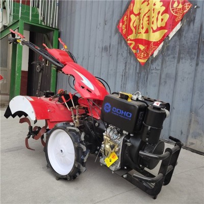 麗鴻機械 農業四驅微耕機 小型手扶式多功能旋耕機