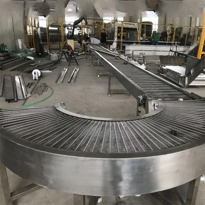 廠家直供網帶式轉彎機90度180°轉彎輸送流水線轉彎輸送機