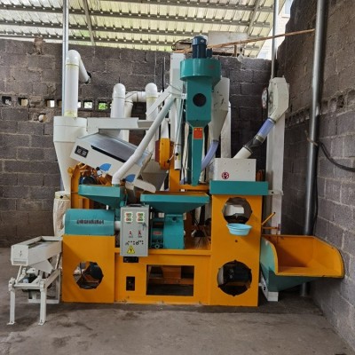 全自動碾米機成套設備 商用去砂除雜打米機 操作簡單出米粒高