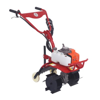 多功能手推式小型松土機(jī)農(nóng)用耕田水旱耙田耕地機(jī)除草犁地開溝機(jī)