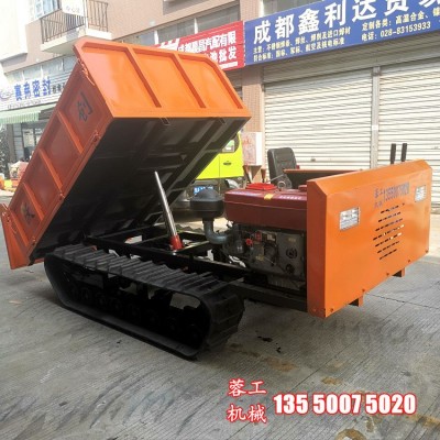 3噸農(nóng)用爬山虎履帶運輸車工程沙石混凝土運輸車全地形履帶爬坡王