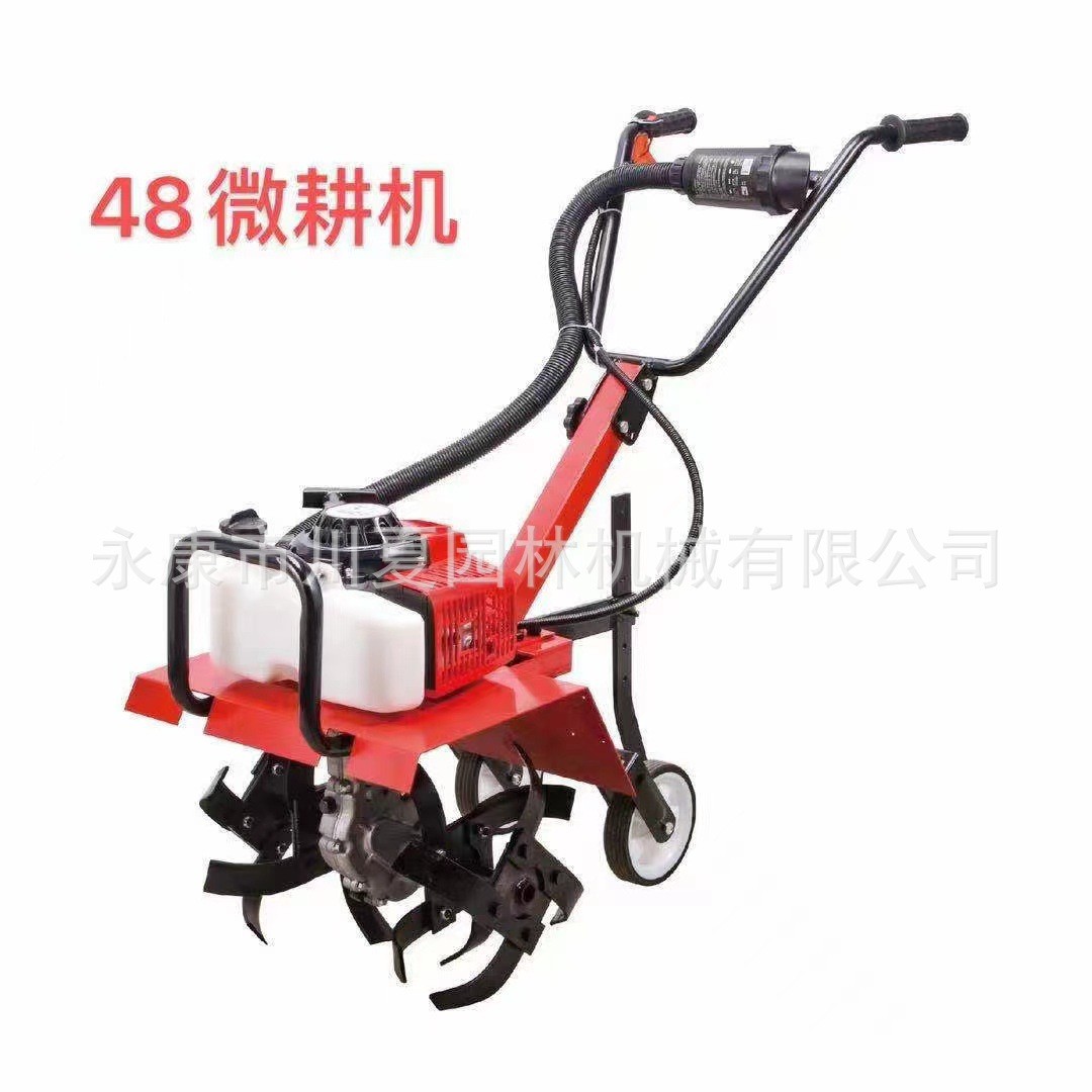 汽油微耕機農業(yè)旋耕機松土機耕田機開溝機汽油割草機除草機家用