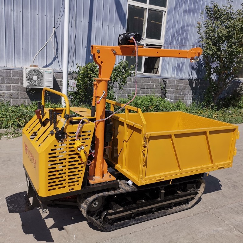 小型爬山虎履帶運輸車手扶履帶自卸車山地果園農用運輸車