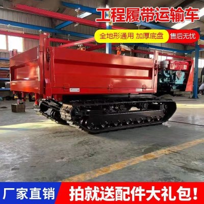 全地形履帶運(yùn)輸車果園履帶車多用途爬山虎液壓自卸小型履帶運(yùn)輸車