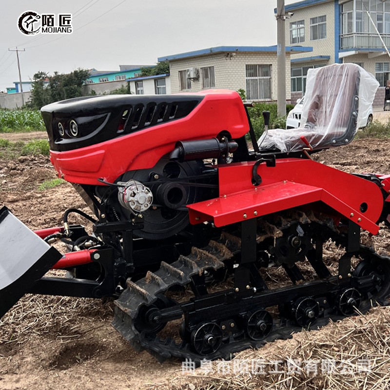 農用乘坐式履帶微耕機 多功能一體拖拉機 水田打漿機