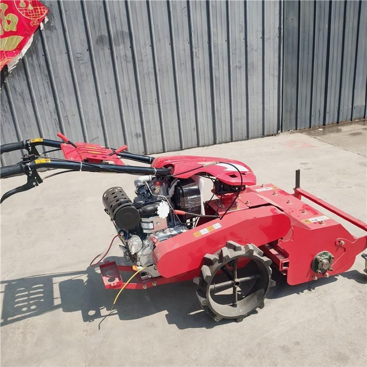 果園手扶碎草還田機(jī) 慧晨柴油192打草機(jī) 60寬自走式割草機(jī)