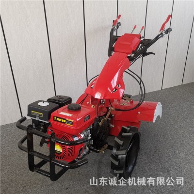手扶式微耕機四驅(qū)小型田園管理機工廠 誠企批發(fā)農(nóng)用開溝培土機