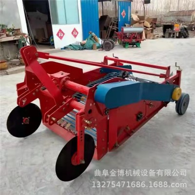 全新四輪帶的土豆收獲機 紅薯類出土收獲機 篩動震動地瓜起挖機