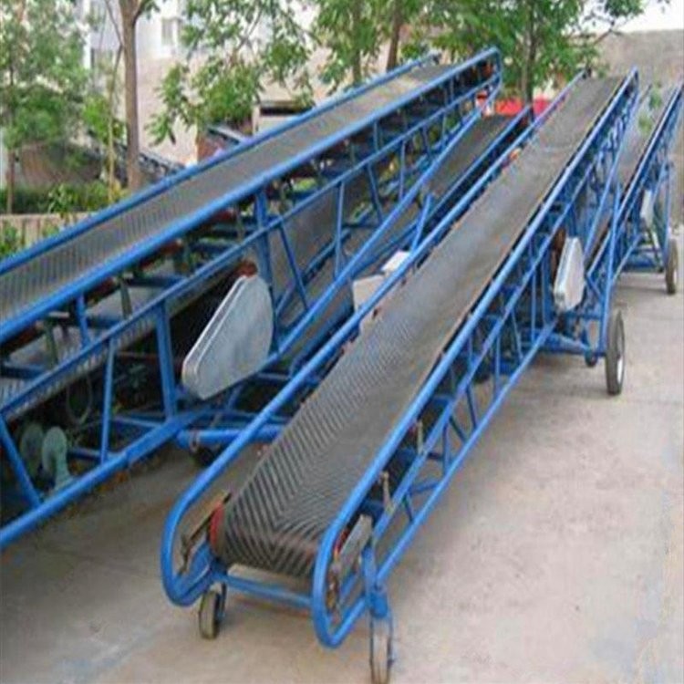 帶式輸送機(jī) 滾筒式皮帶輸送機(jī) 多傾角傳輸 強(qiáng)力帆布輸送帶鑫榮制造