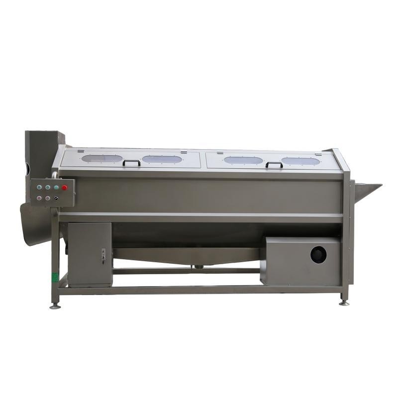 廠家直銷全自動毛輥去皮清洗機土豆紅薯毛刷清洗機去泥機中央廚房