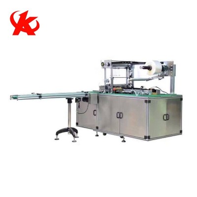 廠家設(shè)備生產(chǎn) 茶葉盒、撲克牌， 安全套三維透明膜全自動(dòng)包裝機(jī)