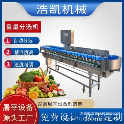 蘋果分選機百香果重量分級機橙子獼猴桃電腦不銹鋼選果機