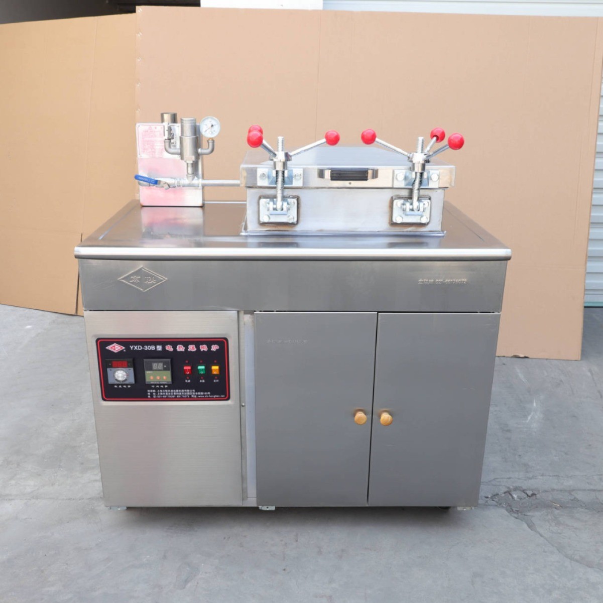 工廠直銷京式壓力炸鴨爐全自動大容量高壓炸雞鍋電炸爐爆烤鴨