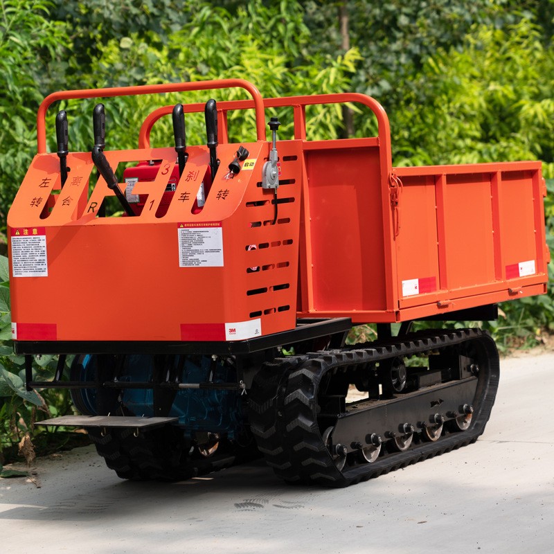 履帶運(yùn)輸車(chē)1.5噸小型爬山虎工程液壓自卸車(chē)山地爬坡履帶全地形車(chē)