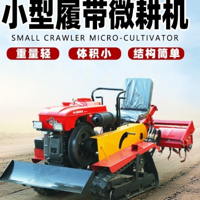【瑞銘】履帶式旋耕機(jī)果園大棚微耕機(jī)開溝機(jī)小型耕地機(jī)農(nóng)用