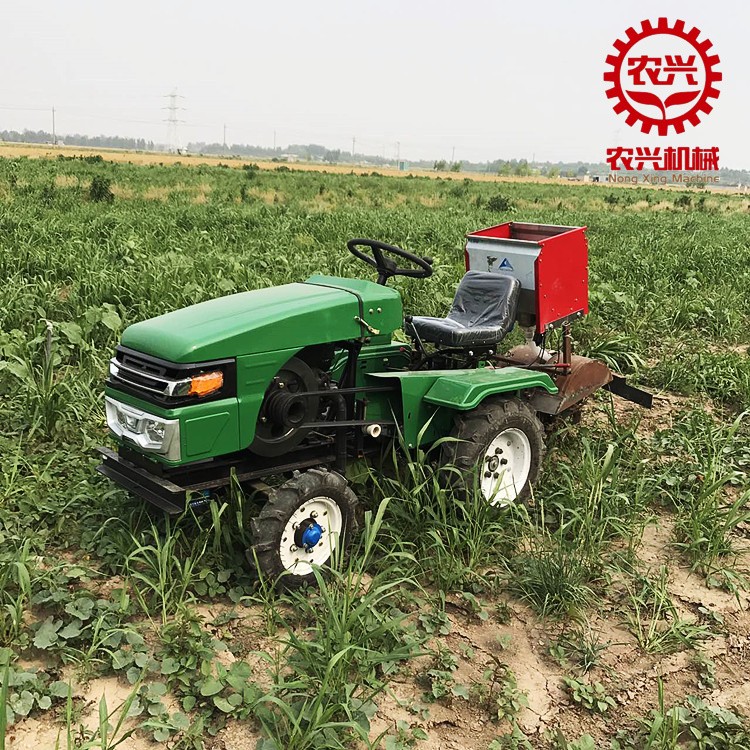 35馬力單缸小四輪拖拉機(jī) 自帶旋耕機(jī) 四輪車帶動(dòng)開溝機(jī)