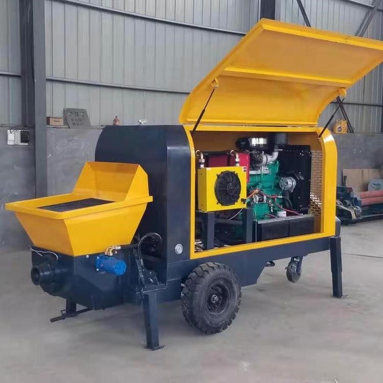 冠甄 100型混凝土輸送泵 建筑機(jī)械工程大型混泥土泵砂漿灌漿機(jī)