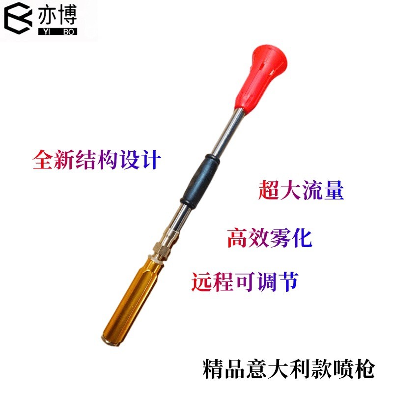 2022新款農用打藥霧化槍精品意大利槍高壓噴槍機動打藥機可調噴