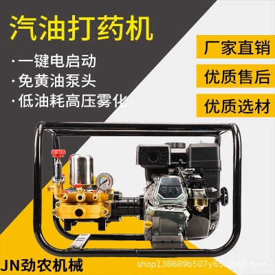 汽油打藥機農用高壓免黃油新式果樹園農藥施肥三缸泵四沖程噴霧器