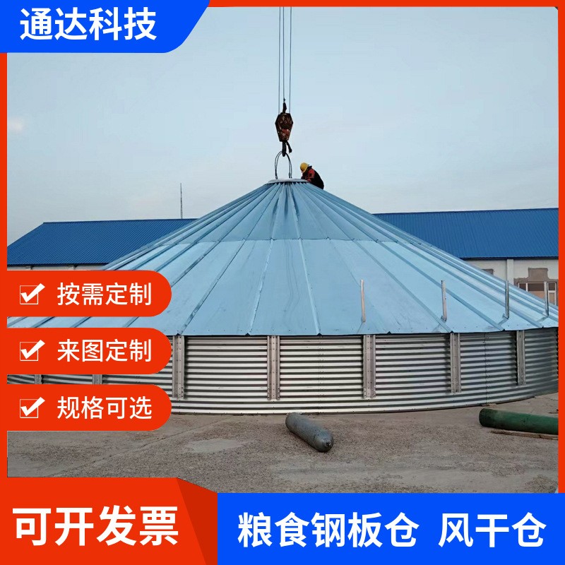 供應糧食儲存鋼板倉玉米小麥糧食倉儲存室外風干糧倉糧食儲存設