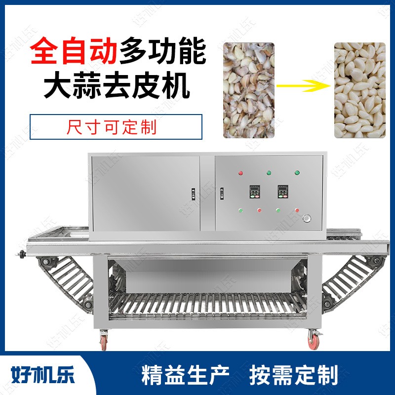廠家供應 好機樂智能 鏈式氣旋大蒜脫皮去皮分瓣機 大蒜剝皮機