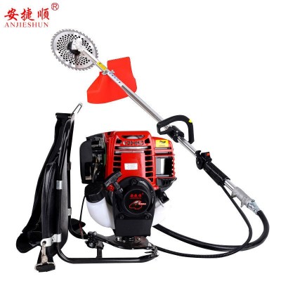 安捷順四沖程背負式汽油割草機除草機側掛式小型收割機 草坪機