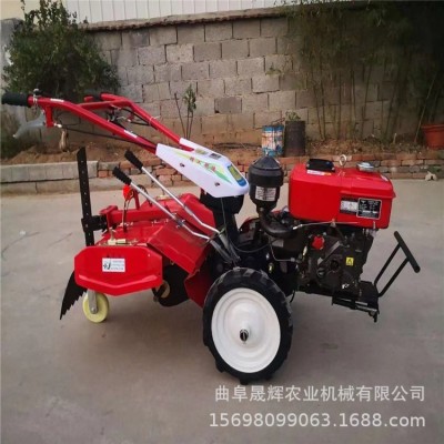 兩驅/四驅田園微耕機 小地塊硬地開荒旋耕機 果園茶園松土鋤草機