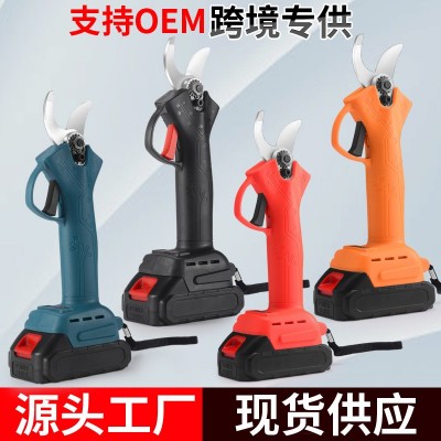 電動(dòng)修枝剪刀果樹(shù)剪樹(shù)枝剪刀鋰電充電式剪子園林修枝粗枝剪電剪子