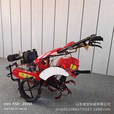 履帶式微耕機(jī) 大棚果園旋耕開(kāi)溝機(jī) 小型家用農(nóng)用耕地旋耕機(jī)
