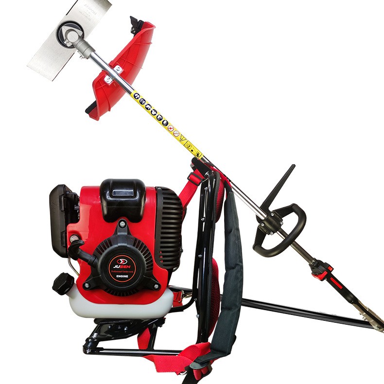 廠家直銷(xiāo)園林四沖程大功率50CC背負(fù)式汽油割草機(jī)小型家用除草機(jī)
